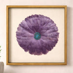 Load image into Gallery viewer, Ratios Purple Feather Mandala Wall Frame