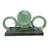 RA Crystal Glob Showpiece
