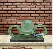 RA Crystal Glob Showpiece