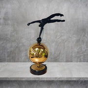 RA Black & Golden Metal Showpiece