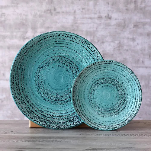 Scuba Turquoise Porcelain Dinner Set 25 PCS