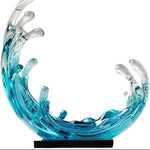 Load image into Gallery viewer, Resin Wave Abstract Sculpture (Large)
