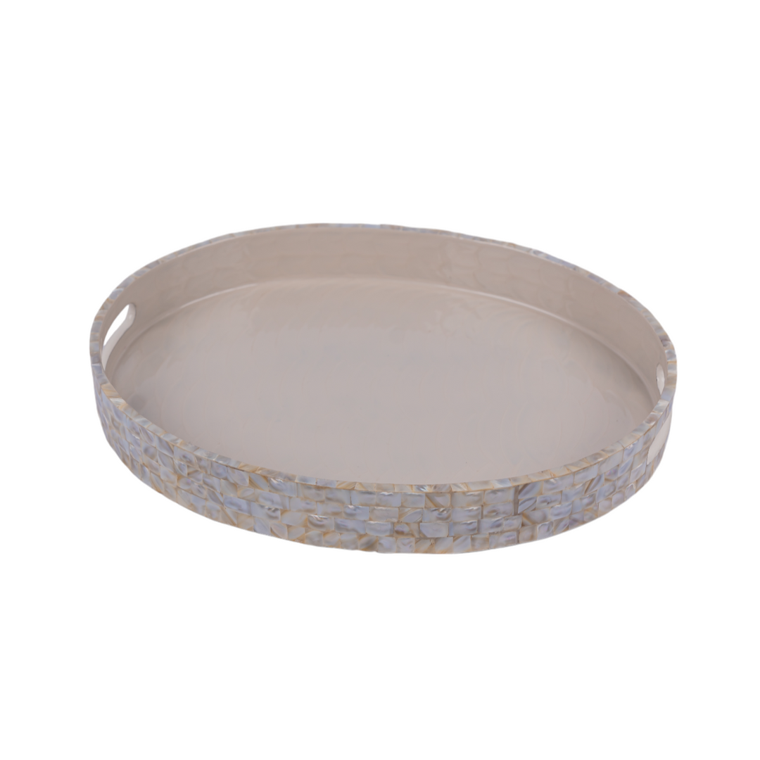 Mother of Pearl Oval Tray