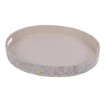 Load image into Gallery viewer, Mother of Pearl Beige Oval Tray
