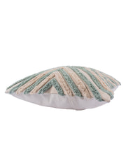 Soft Green Moroccan Tufted Cushion Cover