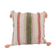 Tufted Striped Cushion Cover