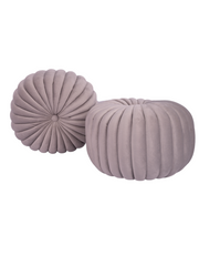 Round  Decorative Pillow White (Set of 2)