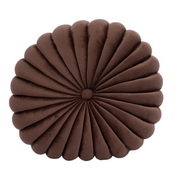 Round  Decorative Pillow Brown (Set of 2)