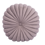 Round  Decorative Pillow White (Set of 2)