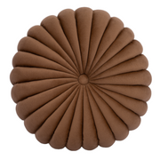 Round  Decorative Pillow Light  Brown (Set of 2)