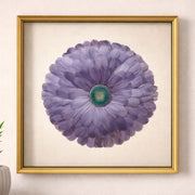 Ratios Purple Feather Agate Wall Frame