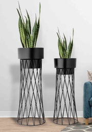 Black Metal Planter