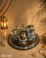 Load image into Gallery viewer, Decorative Glass Jar Set
