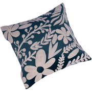 Floral Hue Cushion Cover Green  (Set Of Two)