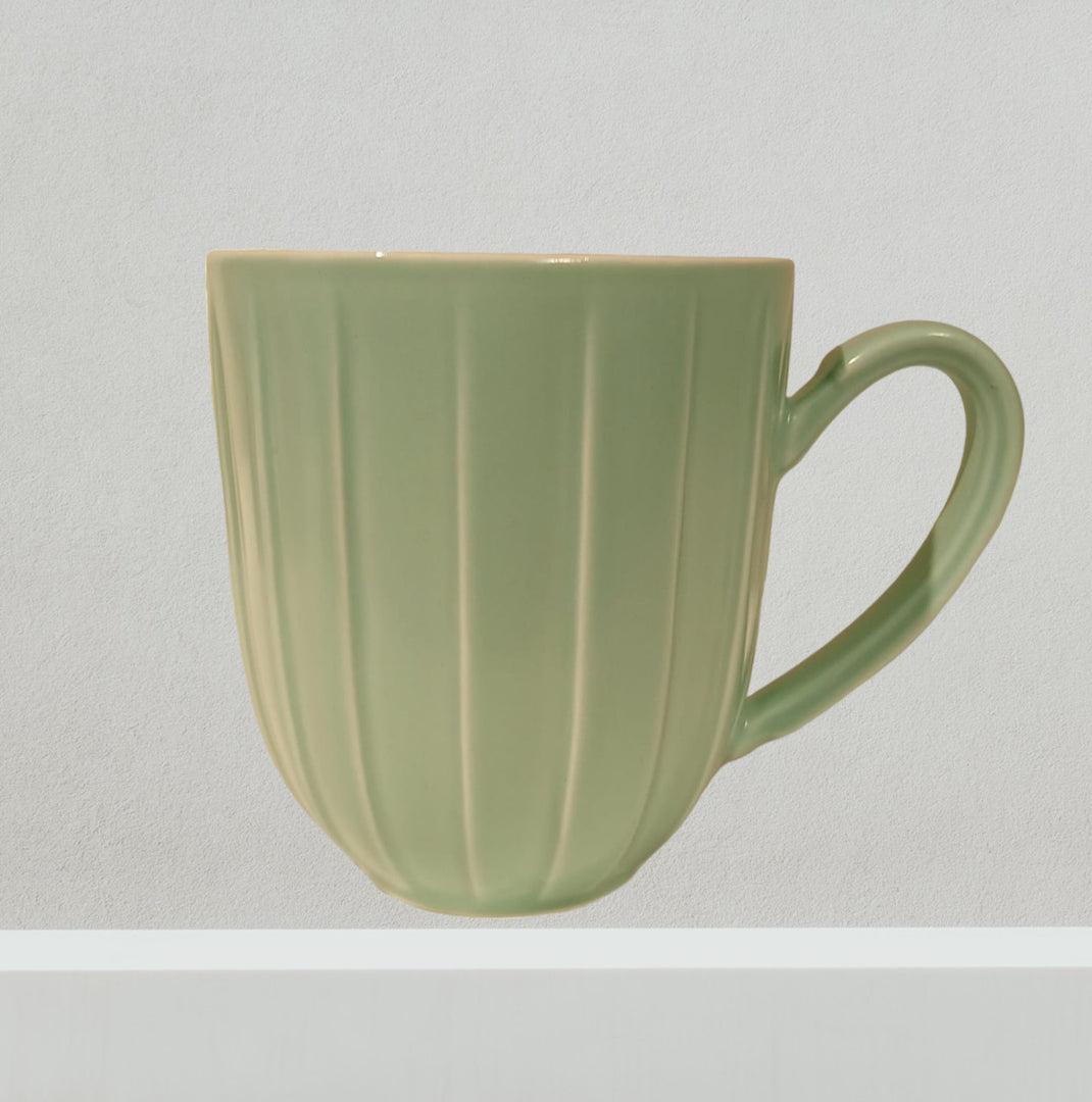 Elegant Pastel Glam Green Milk Mug