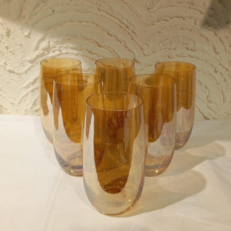 Vintage Lenox Swag Pattern Drinking Glasses (Set Of 6)