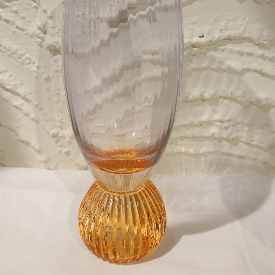 Lenox Buttercup yellow "Tempo" Handblown Crystal Glasses (Set Of 6)