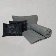 RA Grey And Black BedCover