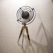 RA GOLDEN METAL ROTATING GLOBE