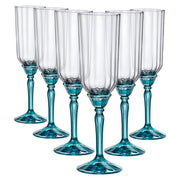 FLORIAN COCKTAIL LUCENT BLUE (Set Of 6)