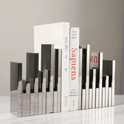 Silver Crystal Bookends