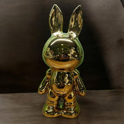 RA Golden Bunny Figurine Large