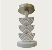 Elegant Stacked Arc Candle Holder