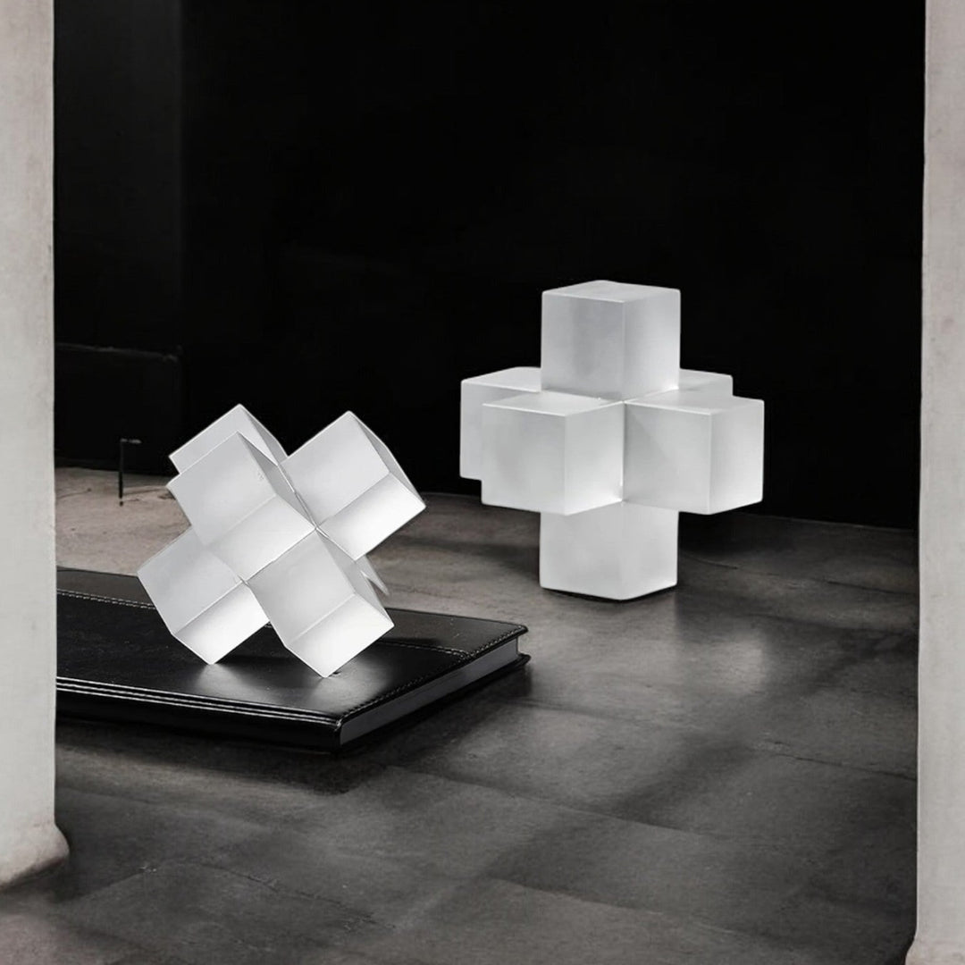 RA Nordic Geometric Crystal Cross Small