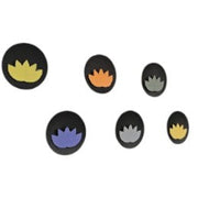 RA LOTUS  WALL ART (Set of 6)