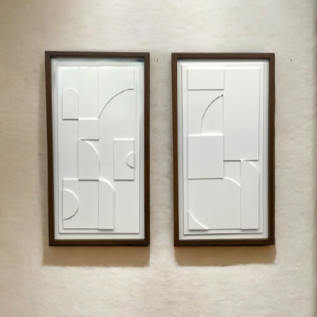 RA ABSTACT WALL ART (SET OF 2)