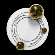 RA Orbital Elegance Wall Sculpture