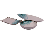 Load image into Gallery viewer, Monet Rectangular Platter in Teal
