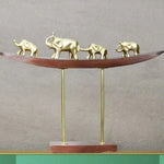 Load image into Gallery viewer, Royaloak Elephant Family - Wood &amp; Metal
