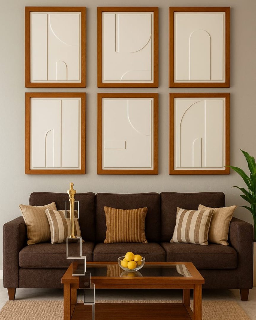 ABSTRACT WALL ART (SET OF 6)