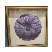 Ratios Purple Feather Agate Wall Frame