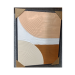 Load image into Gallery viewer, RATIOS Abstract Textured Wall Art – Earth Tone Curves