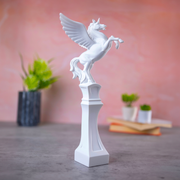 Winged Pegasus Sculpture on Pedestal – Big Size