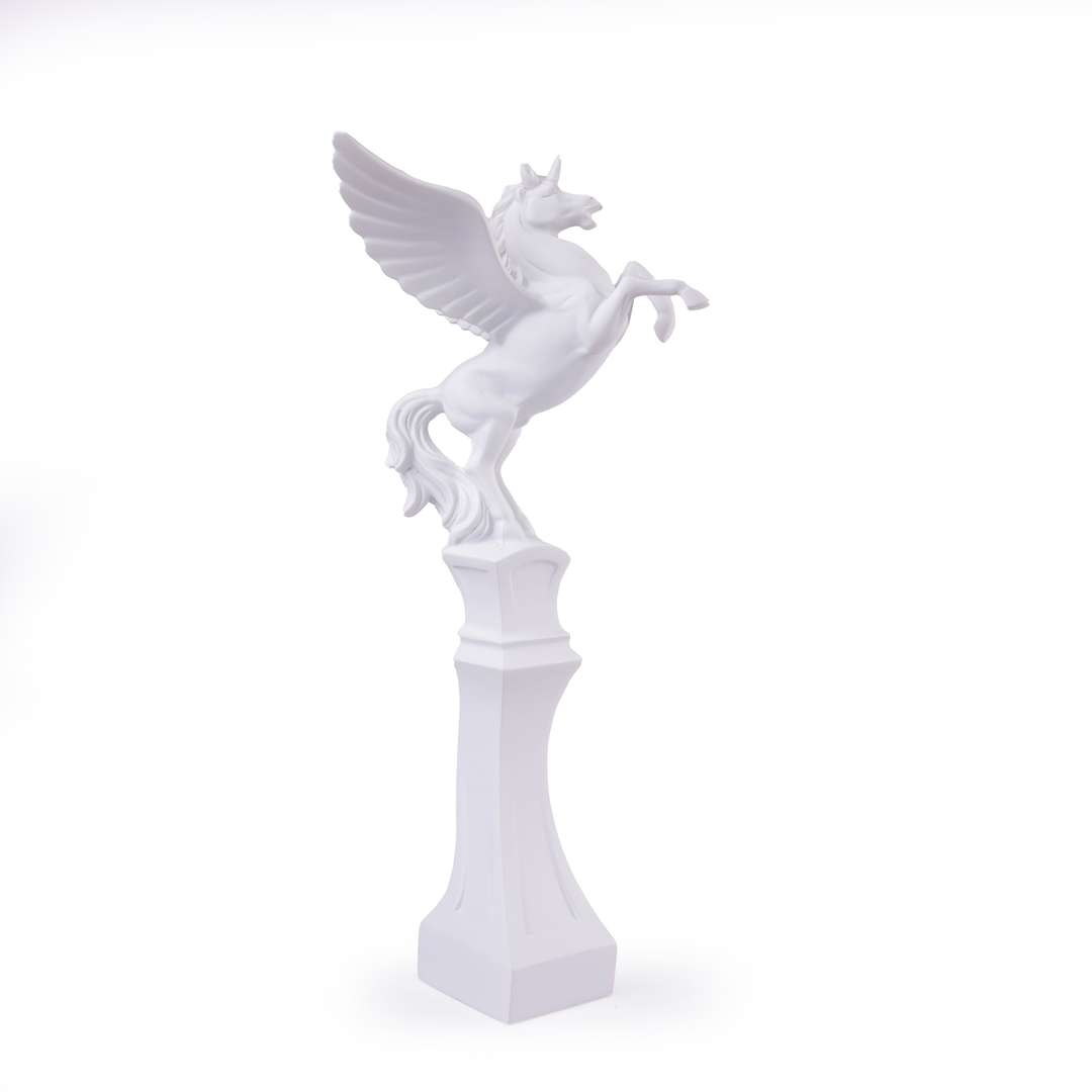 Winged Pegasus Sculpture on Pedestal – Big Size