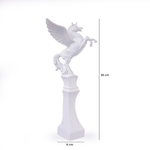 Load image into Gallery viewer, Winged Pegasus Sculpture on Pedestal – Big Size