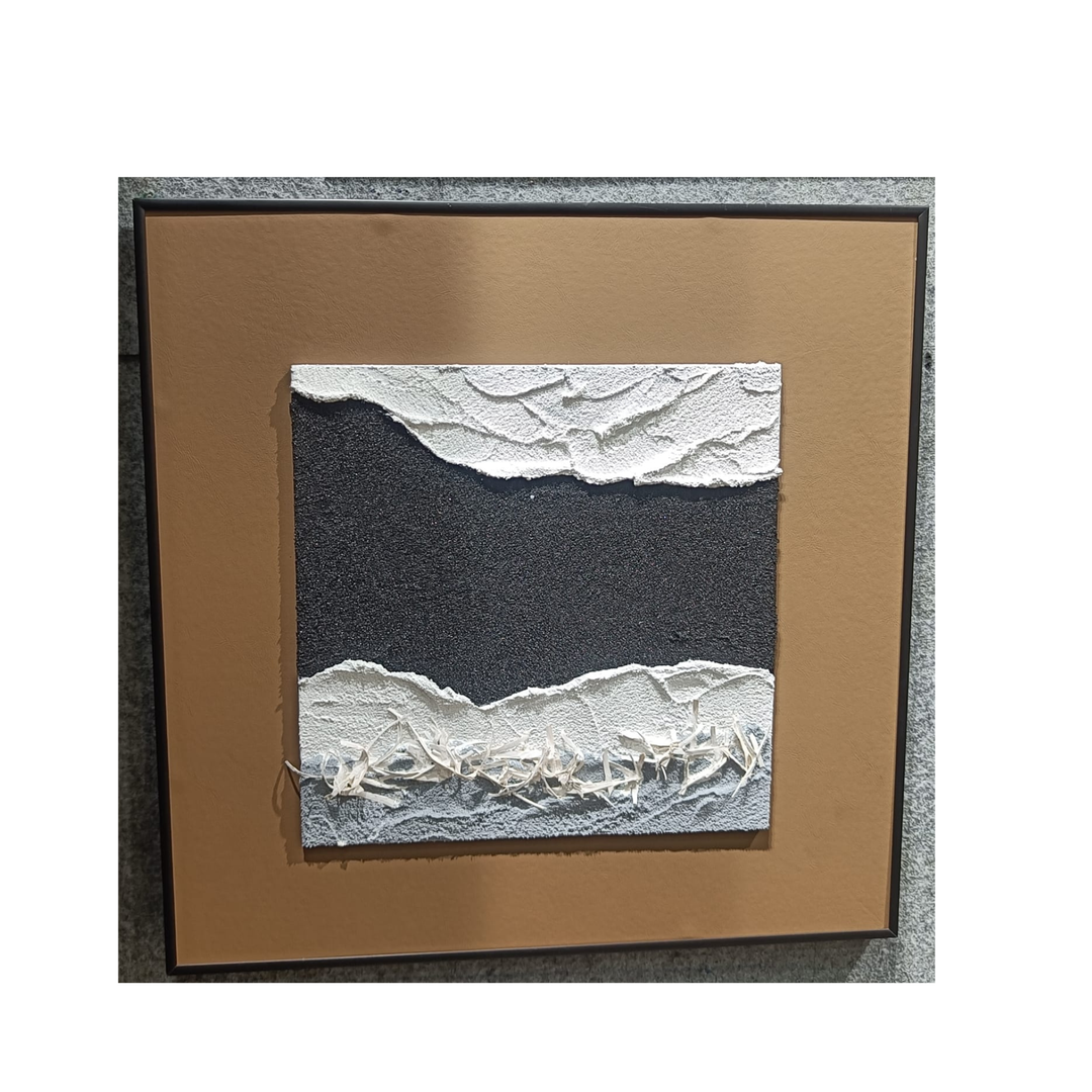 RATIOS Earth line – Textured Abstract Wall Art Frame