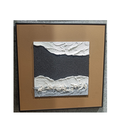 RATIOS Earth line – Textured Abstract Wall Art Frame