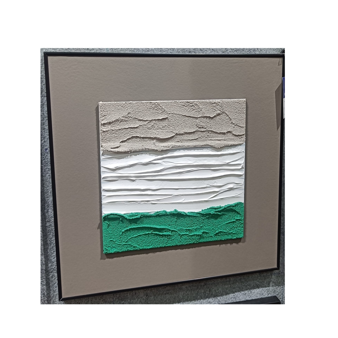 RATIOS Verdant Layers – Textured Abstract Wall Art