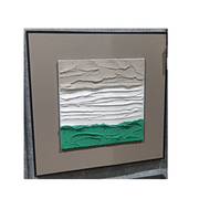 RATIOS Verdant Layers – Textured Abstract Wall Art