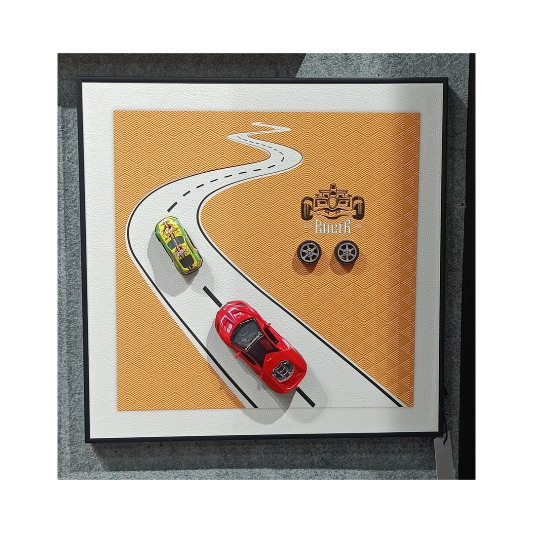 Ratios Racer Road 3D Kids Wall Frame