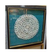 Capiz Shell Floral Wall Art – Handcrafted Luxury Décor