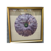 Ratios Purple Feather Mandala Wall Frame