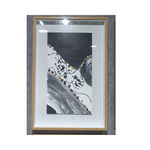 Load image into Gallery viewer, Ratios Stone Flow Abstract Textured Wall Frame