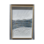 Load image into Gallery viewer, Ratios Textured Coastal Wave Wall Frame