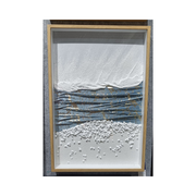Ratios Textured Coastal Wave Wall Frame