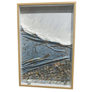 Ratios Coastal Capiz Texture Wall Frame
